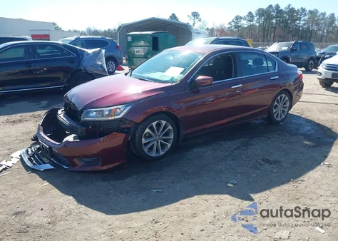 2014 Honda Accord Sport from USA, damaged, VIN 1HGCR2F53EA242561